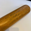 Cy Young & Ted Williams Signed Game Used 1949 All Star Game  Baseball Bat JSA