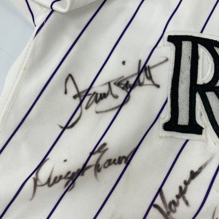 1994 Colorado Rockies Team Signed Don Baylor Game Used Jersey JSA COA