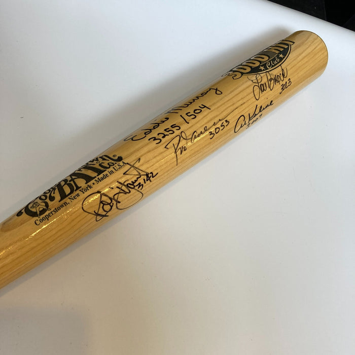 Willie Mays 3,000 Hit Club Multi Signed Baseball Bat Beckett COA