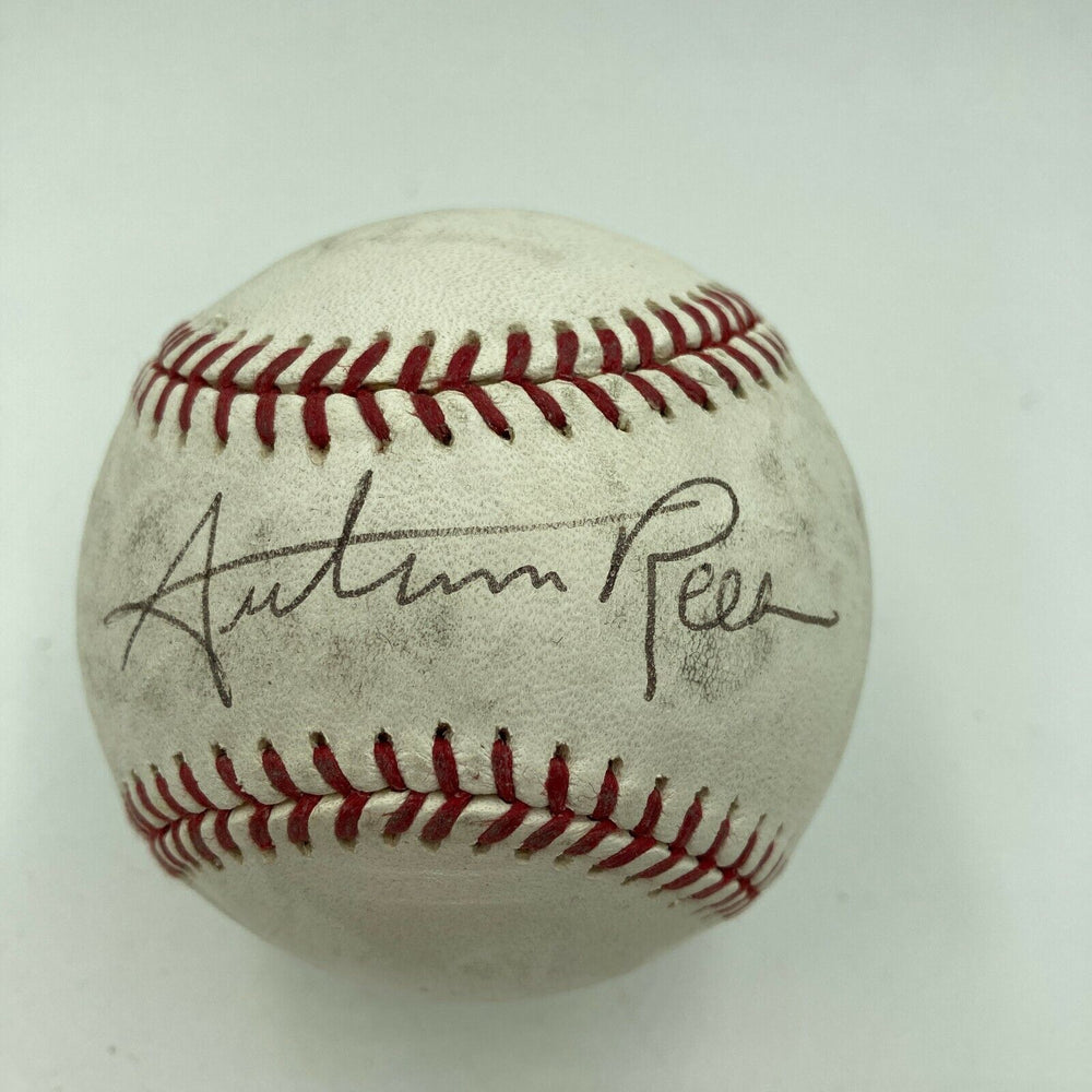 Autumn Reeser Signed Autographed MLB Baseball Celebrity JSA COA
