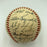 1952 New York Yankees World Series Champs Team Signed Baseball Mickey Mantle JSA