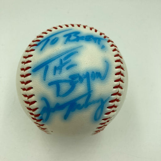 Dale Torborg WCW Kiss Demon Signed Autographed Baseball With JSA COA