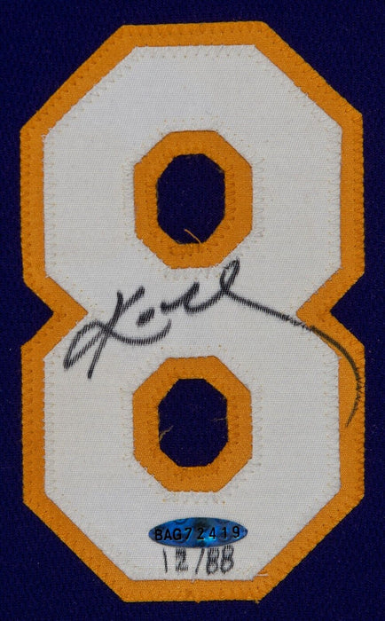 Kobe Bryant 3 Signed NBA Finals Los Angeles Lakers Jerseys Display UDA & Beckett