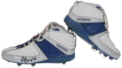 Peyton Manning Game-Used Signed Reebok Football Cleats Shoes Upper Deck UDA COA