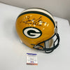 Bart Starr Super Bowl MVP Signed Full Size Green Bay Packers Helmet PSA DNA COA