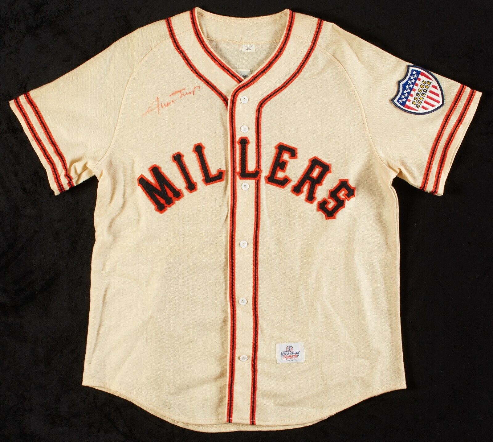 Willie Mays Signed Minneapolis Millers Minor League Jersey Beckett COA RARE