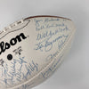 1966 Green Bay Packers Super Bowl 1 Champs Team Signed Football JSA COA