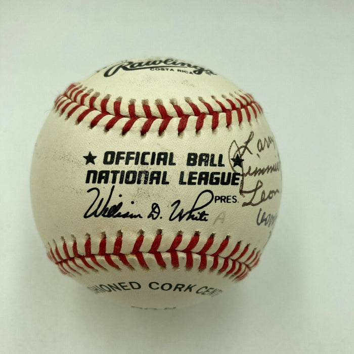 Willie Mays Josh Gibson Jr. Negro League Legends Signed Baseball JSA COA