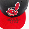 Bob Feller HOF 1962  Signed Cleveland Indians Baseball Hat Cap JSA COA