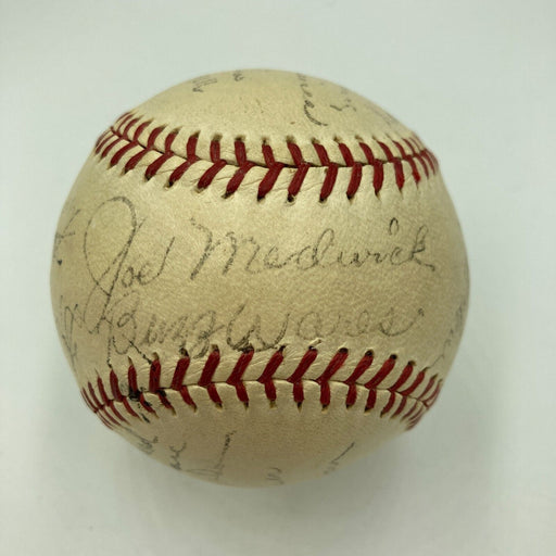 1934 St. Louis Cardinals World Series Champs Team Signed Baseball With JSA COA