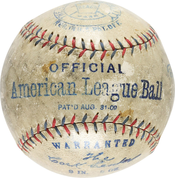 George Sisler Single Signed 1920's Official American League Baseball PSA DNA COA