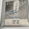 Extraordinary Harry Hooper Signed Postcard With His Family Tree PSA DNA & JSA