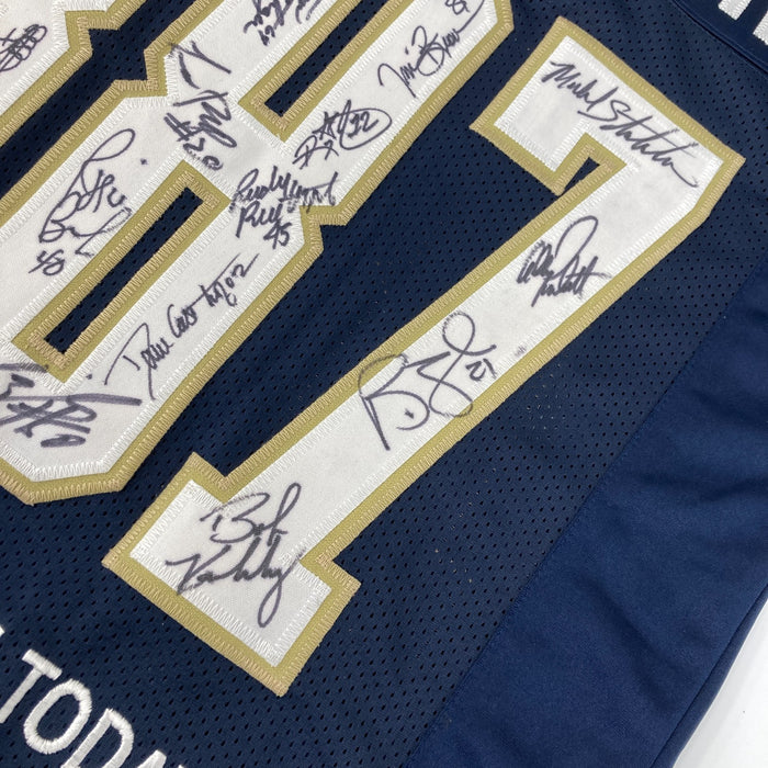 Notre Dame Fighting Irish Legends Multi Signed Jersey 20+ Sigs JSA Joe Montana