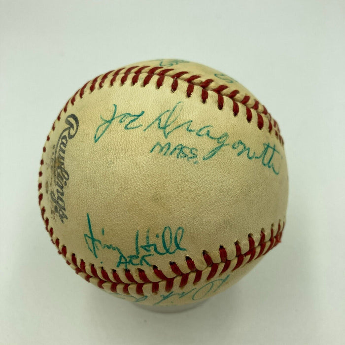 1974 Little League World Series Umpires Signed Baseball With Lefty Gomez JSA COA