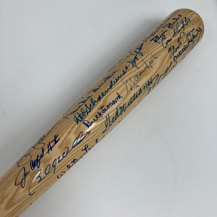 Beautiful Hall Of Fame Multi Signed Baseball Bat 41 Sigs Ted Williams Mays JSA