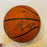 1997-98 Houston Rockets Team Signed Basketball Olajuwon Charles Barkley JSA