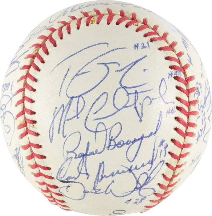 1991 Pedro Martinez Pre Rookie Albuquerque Dukes Team-Signed Baseball PSA