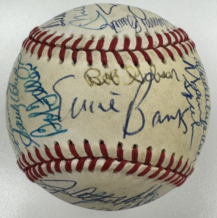 Mickey Mantle Ted Williams Sandy Koufax Hall Of Fame Multi Signed Baseball BAS
