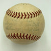 1950 World Series Signed Game Used Baseball Yankees VS. Phillies MEARS COA