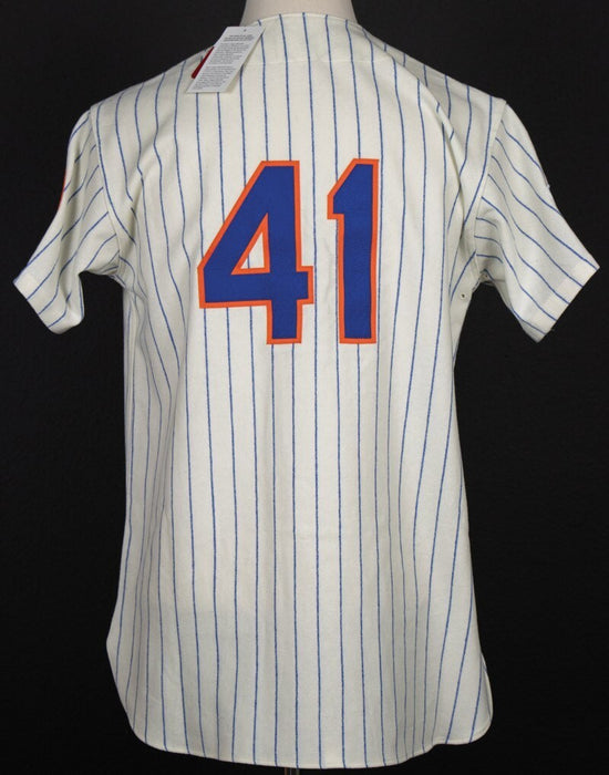 Tom Seaver Signed Inscribed STATS New York Mets Mitchell & Ness Jersey PSA DNA