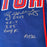 Stunning Roy Halladay Signed Heavily Inscribed Toronto Blue Jays STAT Jersey JSA