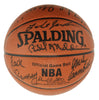1966-1967 Philadelphia 76ers Champs Team Signed Basketball Wilt Chamberlain JSA