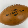 Barry Sanders Deion Sanders Rookie 1988 All America Team Signed Football JSA COA