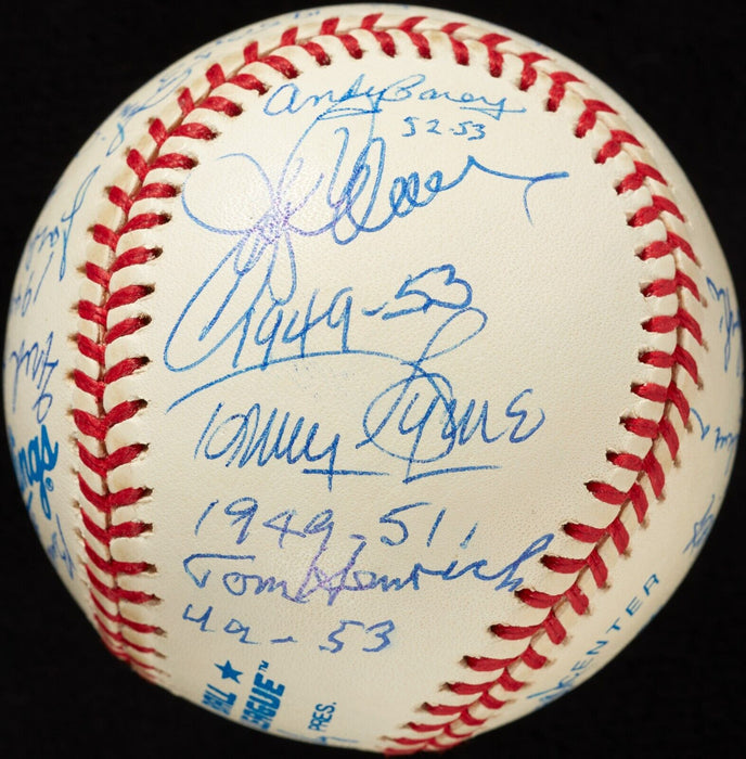 1949-1953 New York Yankees World Series Champs Multi Signed Baseball JSA COA