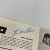 The Finest 1957 Milwaukee Braves World Series Champs Team Signed Program JSA COA