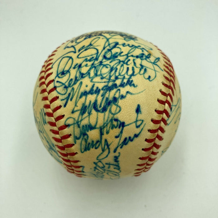 1980 Los Angeles Dodgers Team Signed National League Baseball 35 Sigs JSA COA
