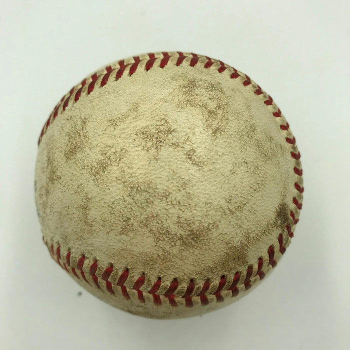 1950's Charlie Grimm Single Signed Game Used NL Baseball Chicago Cubs JSA COA