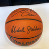 Wilt Chamberlain Bill Russell HOF Legendary Centers Signed Basketball JSA COA