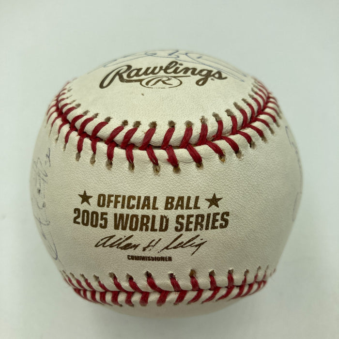 2005 Houston Astros NL Champs Team Signed World Series Baseball JSA COA