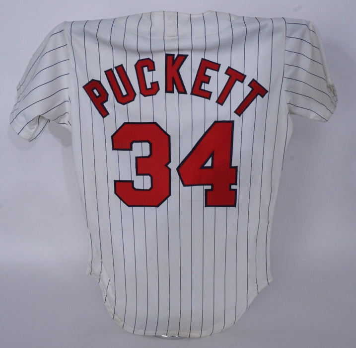 Kirby Puckett Signed 1980's Minnesota Twins Authentic Jersey Beckett COA