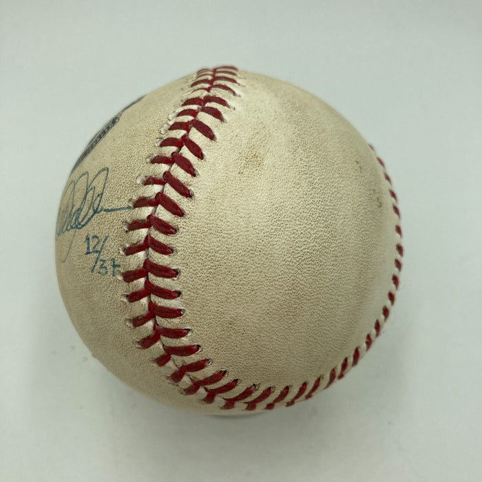 Derek Jeter Signed Derek Jeter Day Game Used Baseball Steiner COA