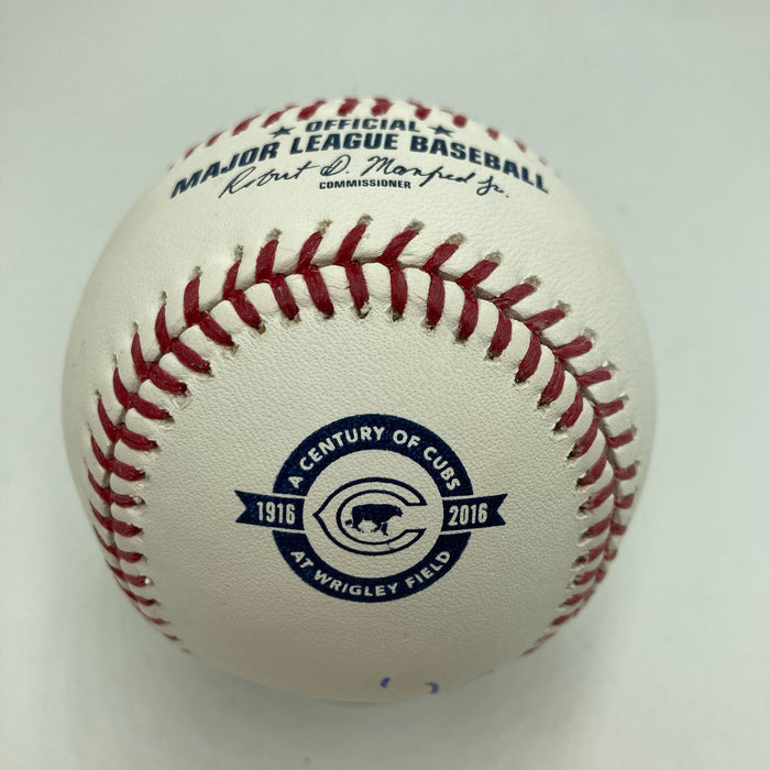 Ryne Sandberg HOF 2005 #23 Signed 1916-2016 100 Yrs Wrigley Signed Baseball PSA