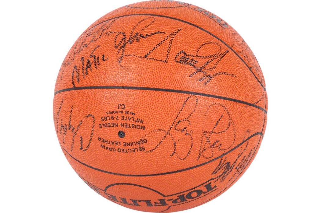 1992 Dream Team Olympics Team USA Signed Basketball Michael Jordan 15 Sigs PSA