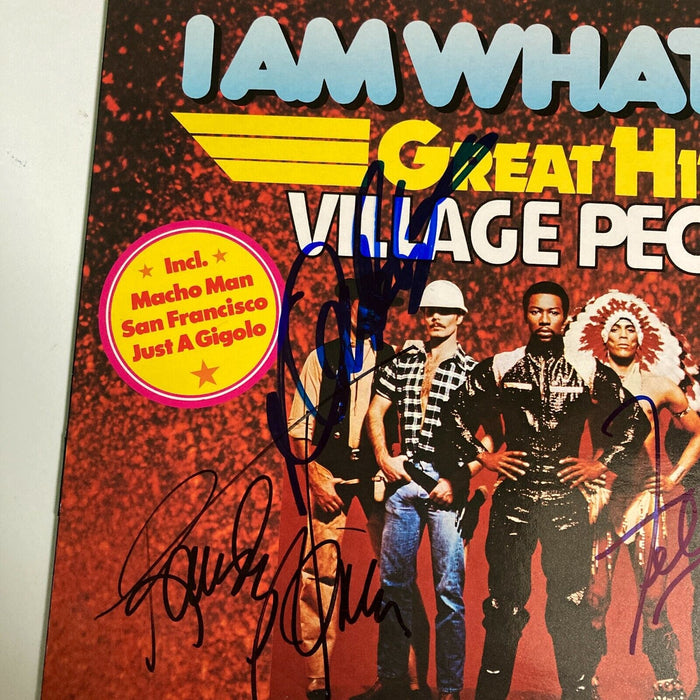 Village People Complete Band Signed LP Record Album With JSA COA