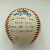 Rod Carew Signed Heavily Inscribed Career STAT Baseball Reggie Jackson COA