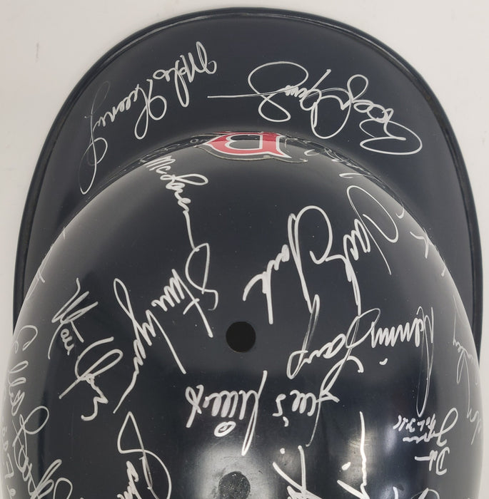 1991 Boston Red Sox Team Signed Game Helmet Roger Clemens Wade Boggs JSA COA
