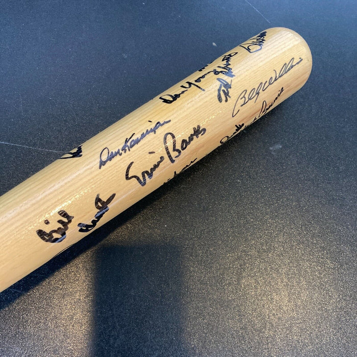 Beautiful 1969 Chicago Cubs Team Signed Baseball Bat 21 Sigs Ernie Banks JSA COA