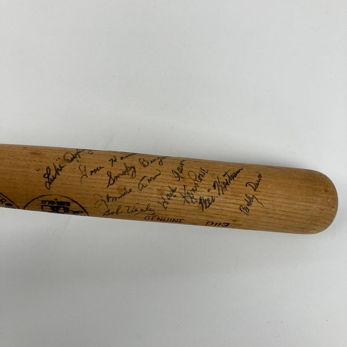 Hank Aaron 1976 Atlanta Braves Signed Louisville Slugger Bicentennial Bat PSA