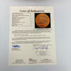 1997-98 Chicago Bulls NBA Champs Team Signed Game Basketball The Last Dance JSA