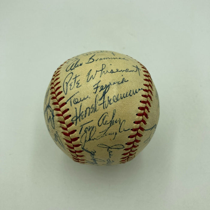 The Finest 1957 Cincinnati Reds Team Signed Baseball JSA COA Frank Robinson