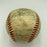 1954 New York Giants World Series Champs Team Signed Baseball Willie Mays JSA