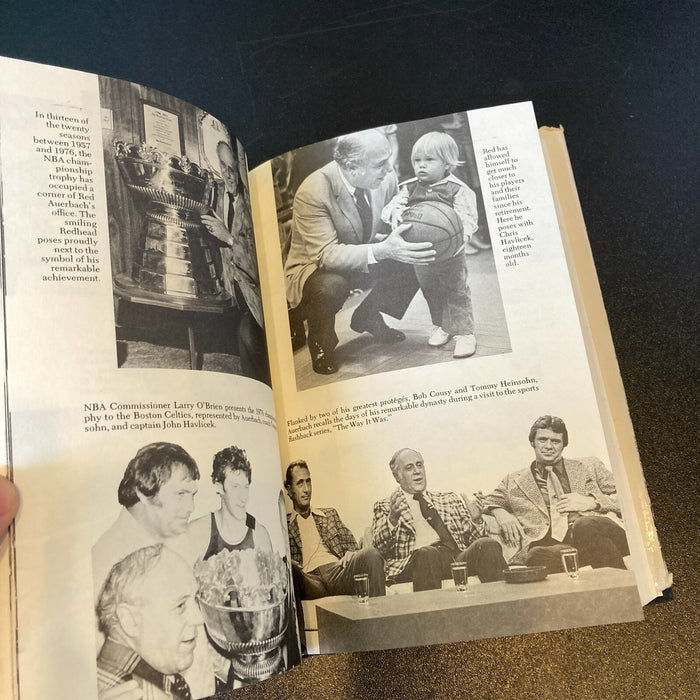 Red Auerbach Boston Celtics Signed Autographed Autobiography Book With JSA COA