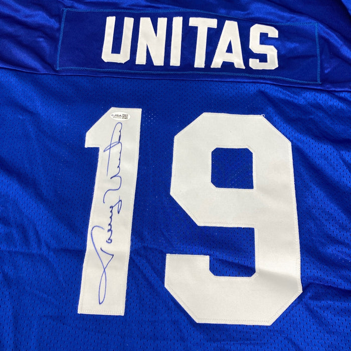 Johnny Unitas Signed Baltimore Colts Jersey JSA COA