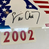 Eric Chavez Signed 2002 Memorial Day Authentic Full Size Home Plate JSA COA