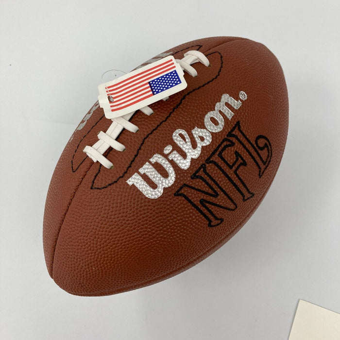 Beautiful Walter Payton Signed Wilson NFL Game Football With JSA COA