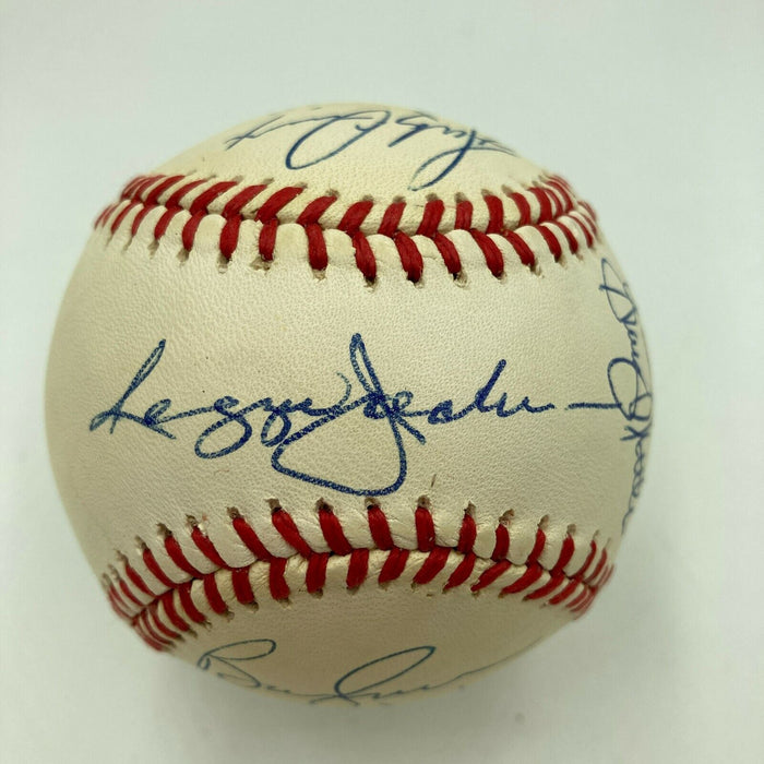 1977 New York Yankees World Series Champs Team Signed AL Baseball JSA COA